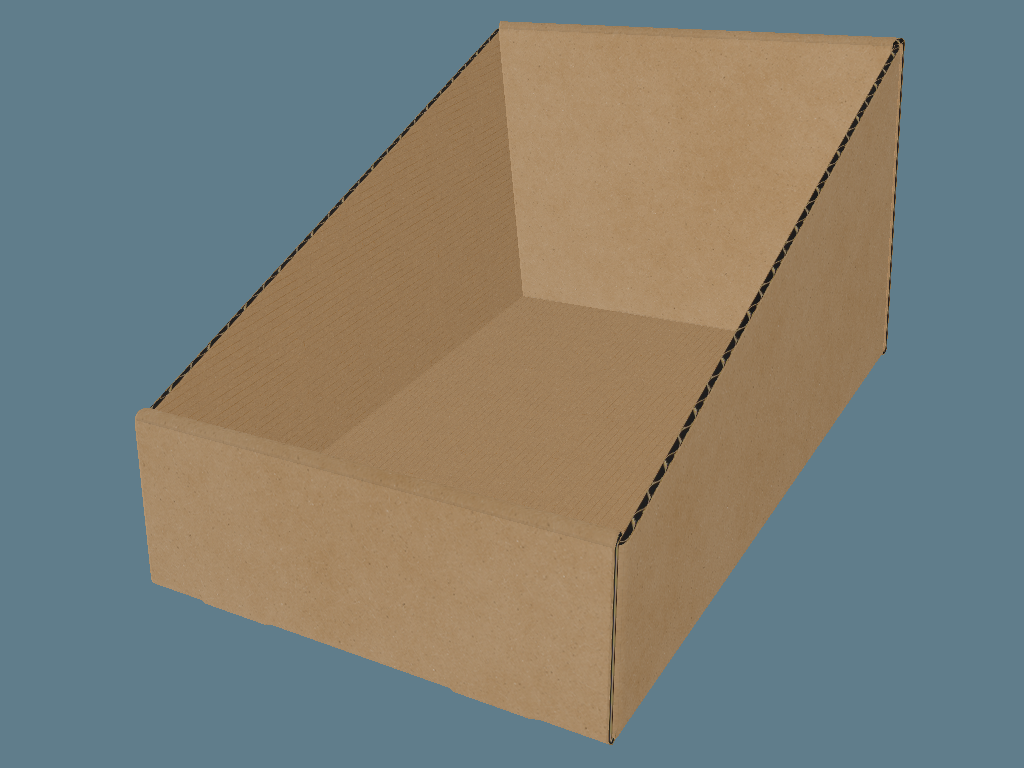 EVC61010 Irregular Display Tray with Self Locking Wall