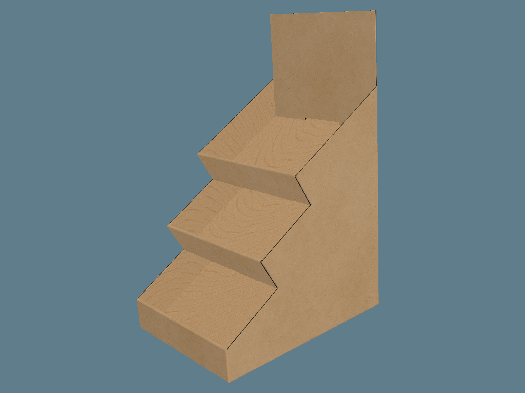 EVC61030_1 Three Shelf Display