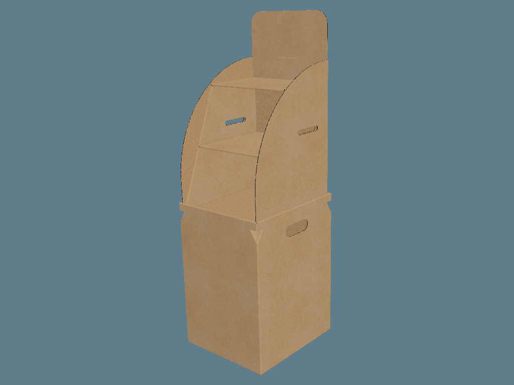 EVC62004 Three-Shelf Stand Display