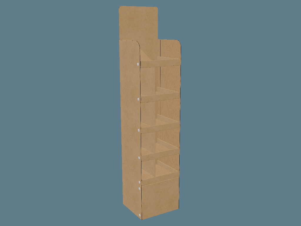 EVC62019 Five Shelf Display