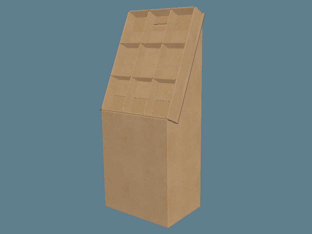 EVC62101_1 Slanted Cell Stand Display