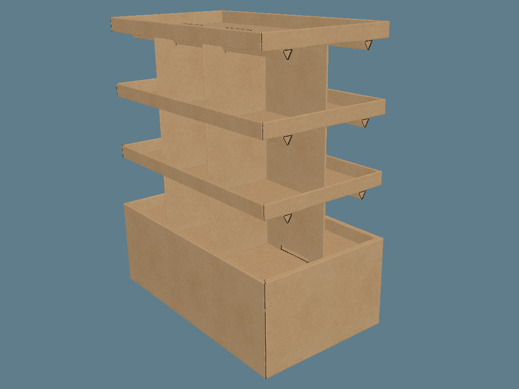 EVC62135 360 Cell Stand Display
