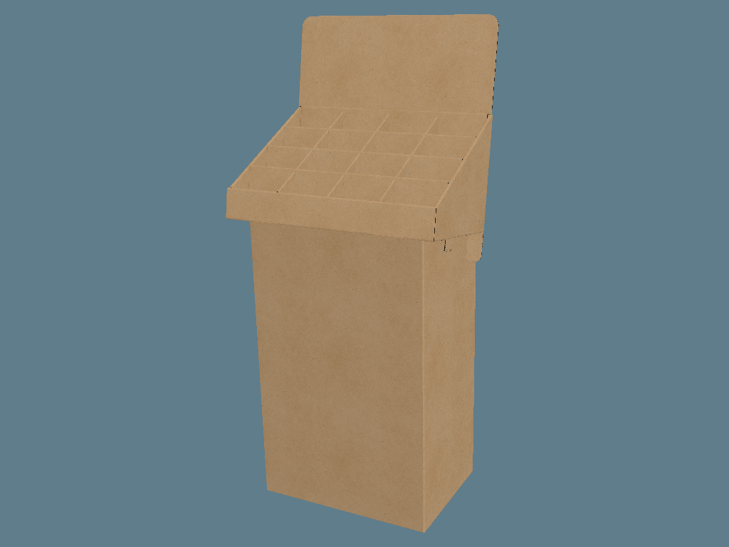 EVC62152 Deep Cell Stand Display Slanted