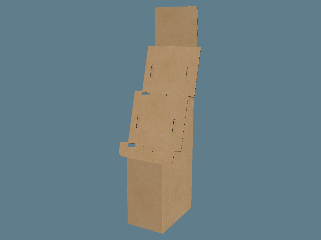 EVC62202 Two-Step Magazine Stand Display
