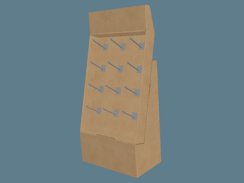 EVC62904 Slanted-Hook Stand Display
