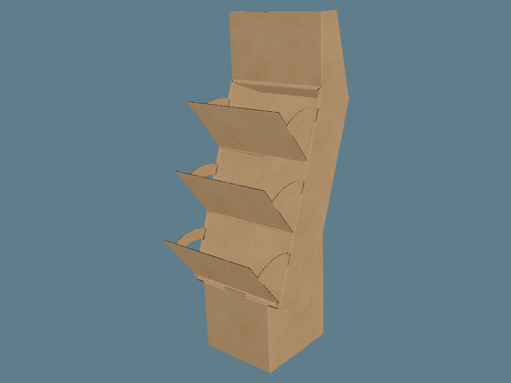 EVC62920 Drawer Stand Display Slanted