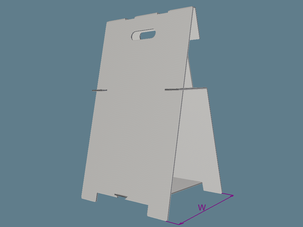 EVC80099 A-Frame Sign