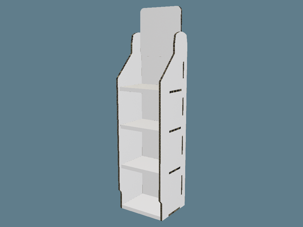 ICB10004 Four-Shelf  Display