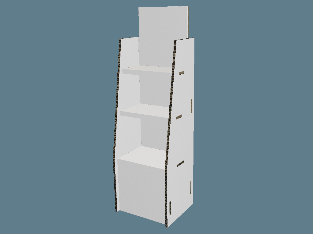 ICB10005 Three-Shelf Display
