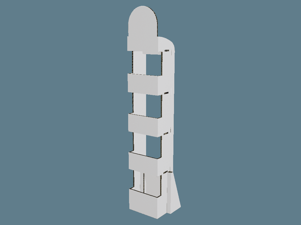 ICB10040 Four-Shelf Display
