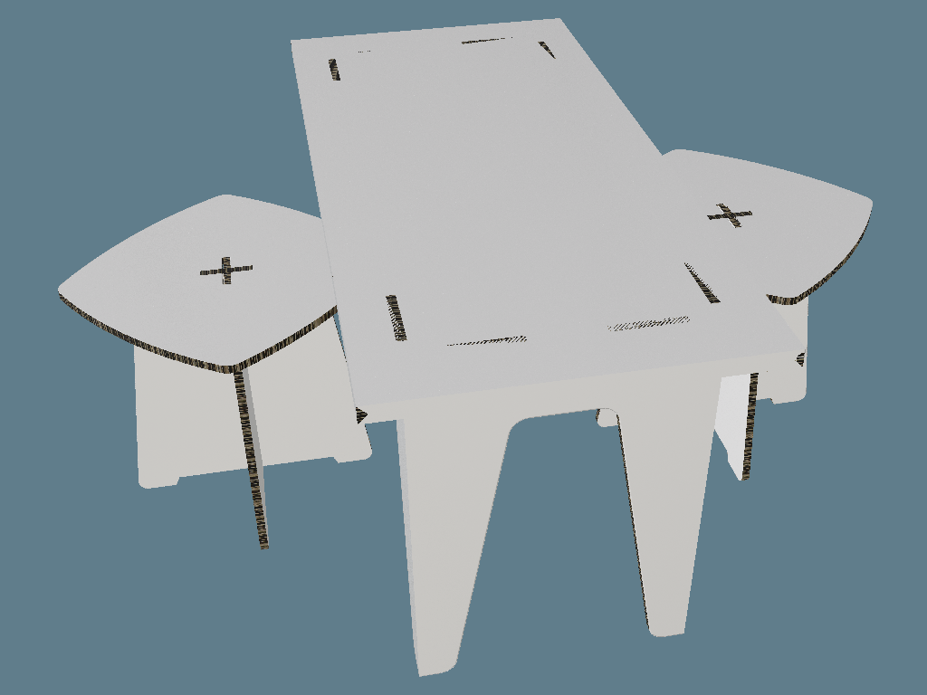 ICB20005 Table and Stools