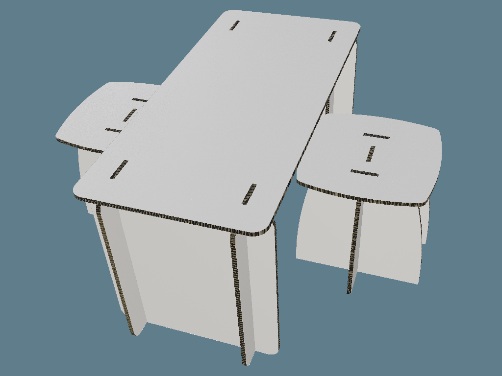 ICB20006 Table and Stools