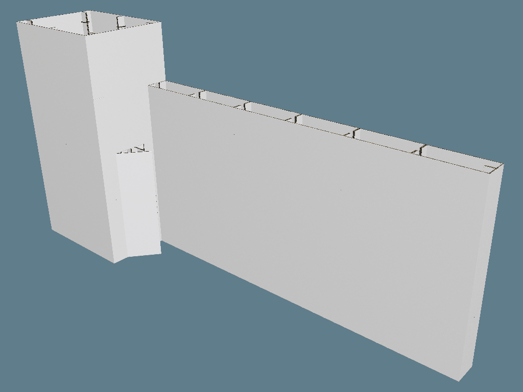 ICB40007 Booth Leftt Side Storage