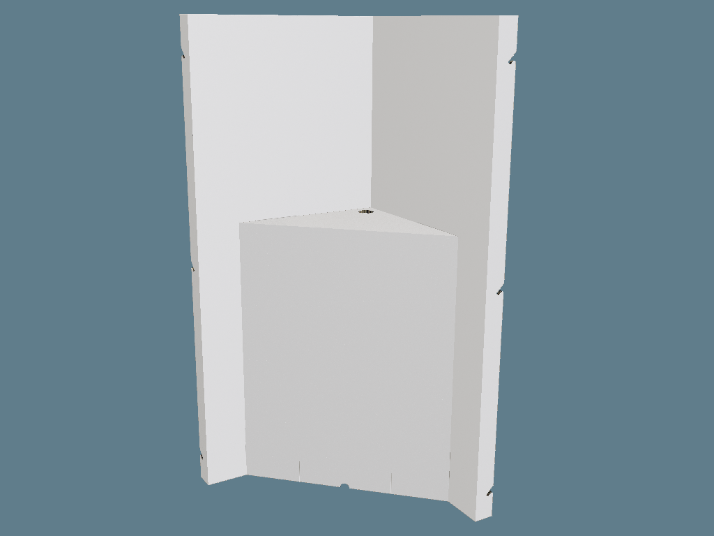 ICB40012 Corner TV Stand Module